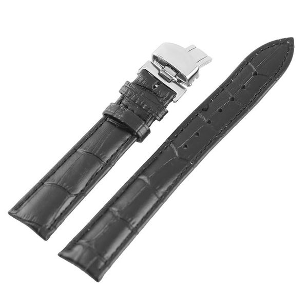 watch bands 18/20/22mm genuine leather outdoor replacement black strap men band soft stainless steel butterfly buckle + 2 spring bars, Black;brown
watch bands 18/20/22mm genuine leather outdoor replacement black strap men band soft stainless steel butterfly buckle + 2 spring bars, Black;brown