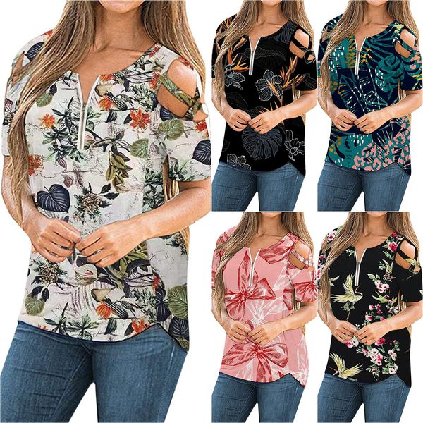 2021 summer new european and american women's printed bottomed shirt short sleeve t-shirt, White
2021 summer new european and american women's printed bottomed shirt short sleeve t-shirt, White