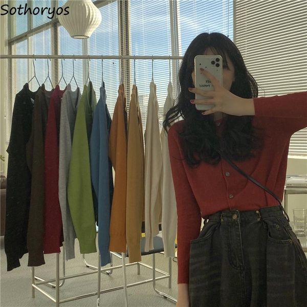 women's knits & tees women cardigan long sleeve solid fresh students korean style sweet basic knitted trendy slim leisure all-match ch, White
women's knits & tees women cardigan long sleeve solid fresh students korean style sweet basic knitted trendy slim leisure all-match ch, White