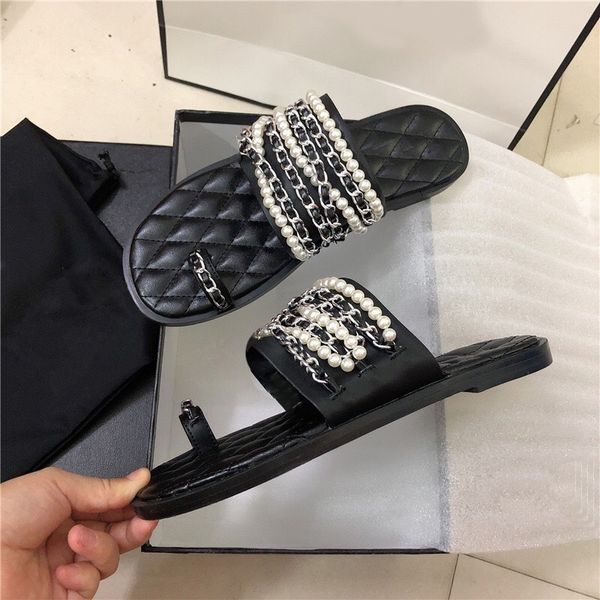 official website 70% off outlet pearl chain flip flops new diamond-shaped flat bottom celebrity fairy in season wear sandals sale, Black
official website 70% off outlet pearl chain flip flops new diamond-shaped flat bottom celebrity fairy in season wear sandals sale, Black
