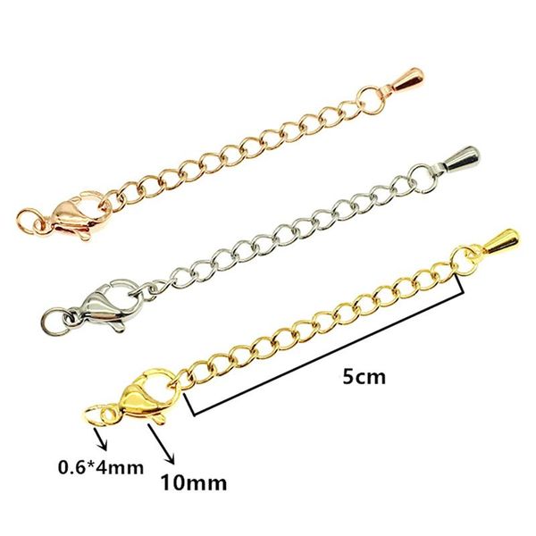 link, chain 1pcs extension tail stainless steel lobster clasps connector for diy women jewelry bracelet necklace accessories, Black
link, chain 1pcs extension tail stainless steel lobster clasps connector for diy women jewelry bracelet necklace accessories, Black