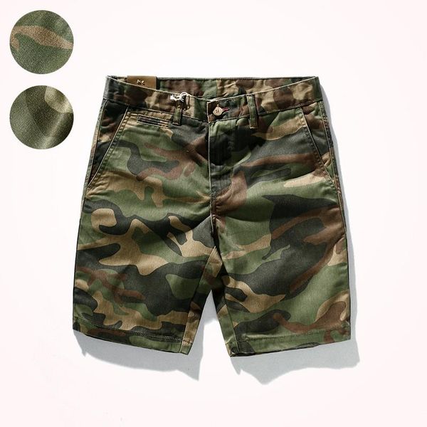 men's shorts summer japanese woven camouflage tooling fashion military style retro washed old straight knee length pants, White;black
men's shorts summer japanese woven camouflage tooling fashion military style retro washed old straight knee length pants, White;black