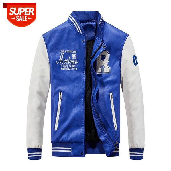 High Quality Autumn Winter Embroidery Jacket Male Motorcycle Stand Pu Leather Jacket Men Plus Size 4XL Baseball Jackets Mens #4q51, Black;brown
High Quality Autumn Winter Embroidery Jacket Male Motorcycle Stand Pu Leather Jacket Men Plus Size 4XL Baseball Jackets Mens #4q51, Black;brown