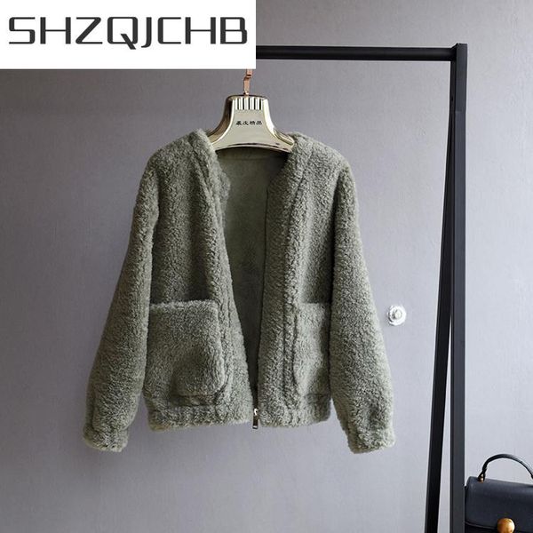 women's fur & faux shzq winter coat female 100% wool jacket women clothes 2021 korean vintage sheep shearing jackets elegant hiver 232, Black
women's fur & faux shzq winter coat female 100% wool jacket women clothes 2021 korean vintage sheep shearing jackets elegant hiver 232, Black