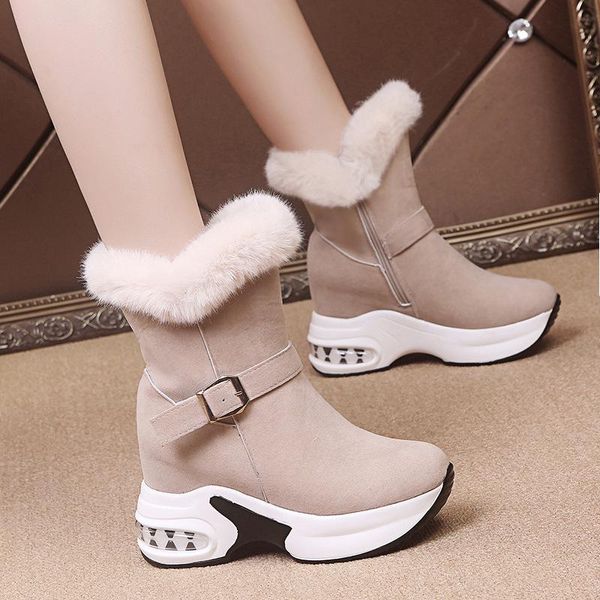 boots women chunky platform snow winter warm fur cotton padded shoes woman hidden heels ankle botas mujer plush sneakers, Black
boots women chunky platform snow winter warm fur cotton padded shoes woman hidden heels ankle botas mujer plush sneakers, Black