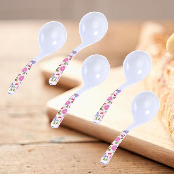 spoons 5 pcs large soup spoon imitation ceramic long handle scoop kitchen ladles for eating porridge (random pattern)
spoons 5 pcs large soup spoon imitation ceramic long handle scoop kitchen ladles for eating porridge (random pattern)