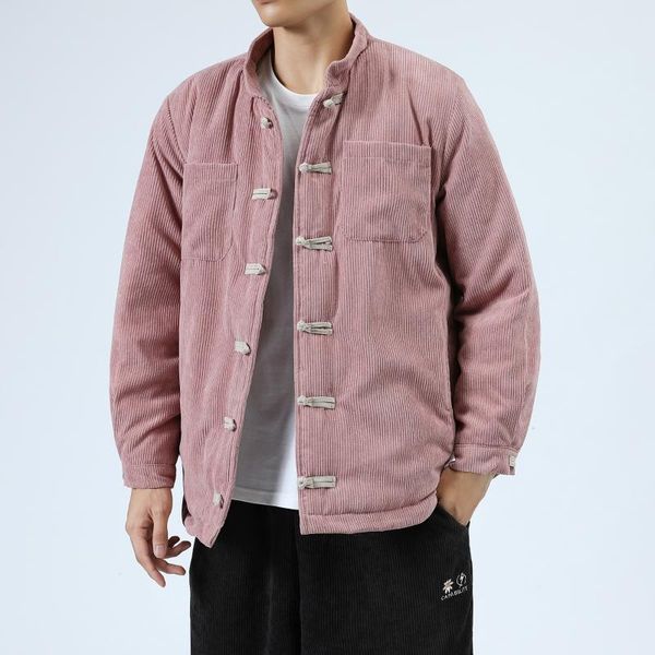 men's down & parkas 2021 men black corduroy coats mens vintage chinese style loose stand-collar warm winter male cotton -padded jackets
men's down & parkas 2021 men black corduroy coats mens vintage chinese style loose stand-collar warm winter male cotton -padded jackets