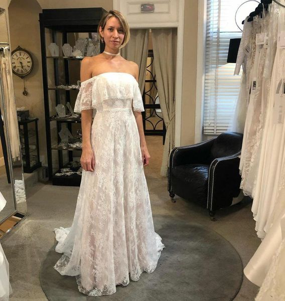 bohemia lace beach wedding dresses long 2021 off shoulder strapless boho country wedding dress full length a-line vestidos de novia, White
bohemia lace beach wedding dresses long 2021 off shoulder strapless boho country wedding dress full length a-line vestidos de novia, White