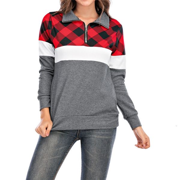 2021 brand design plaid stitching zipper pocket long sleeve sweatshirt autumn casual streetwear women hoodies plus size jv5v, Black
2021 brand design plaid stitching zipper pocket long sleeve sweatshirt autumn casual streetwear women hoodies plus size jv5v, Black