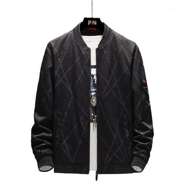 men's jackets jacket baseball uniform fashion all-match slim small fresh youth hansome trend simplicity color matching harajuku casual, Black;brown 
men's jackets jacket baseball uniform fashion all-match slim small fresh youth hansome trend simplicity color matching harajuku casual, Black;brown