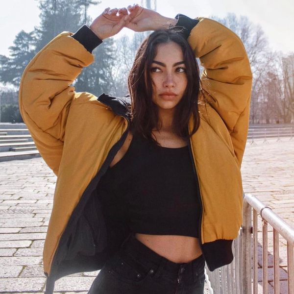2021 new winter thick warm cotton women solid fashion pockets oversize jacket coats casual chic streetwear outerwear 3eyu, Black
2021 new winter thick warm cotton women solid fashion pockets oversize jacket coats casual chic streetwear outerwear 3eyu, Black