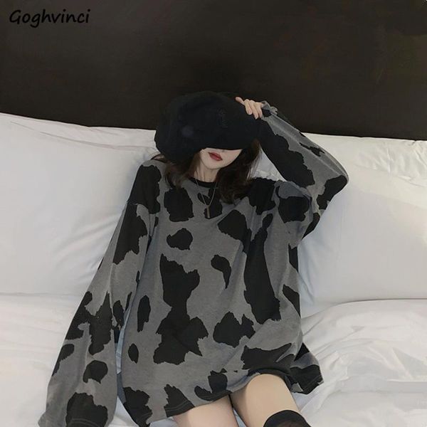 women's t-shirt long sleeve t-shirts women all-match milk cow pattern bf ladies harajuku ulzzang chic ins clothing female loose leisur, White
women's t-shirt long sleeve t-shirts women all-match milk cow pattern bf ladies harajuku ulzzang chic ins clothing female loose leisur, White