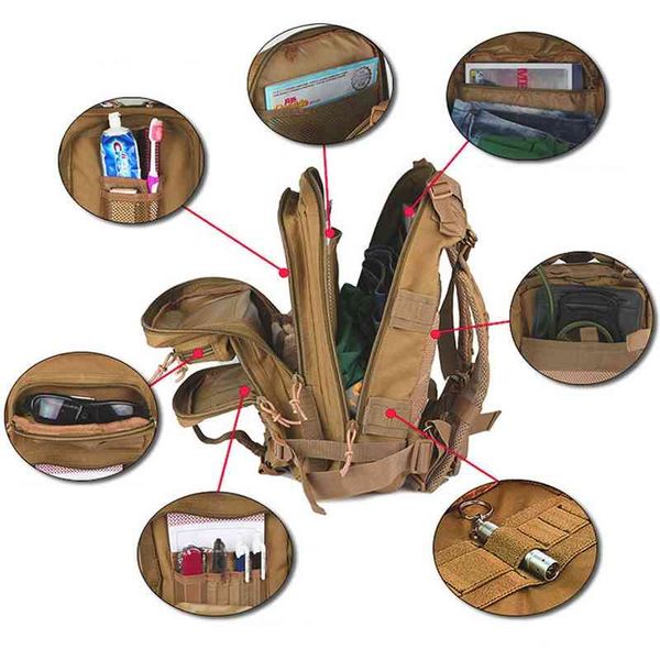 1Outdoor Military rucksacks 1000D Nylon 30L Waterproof Tactical rucksack Sport Camping Hiking Trekking Fish yachts
1Outdoor Military rucksacks 1000D Nylon 30L Waterproof Tactical rucksack Sport Camping Hiking Trekking Fish yachts