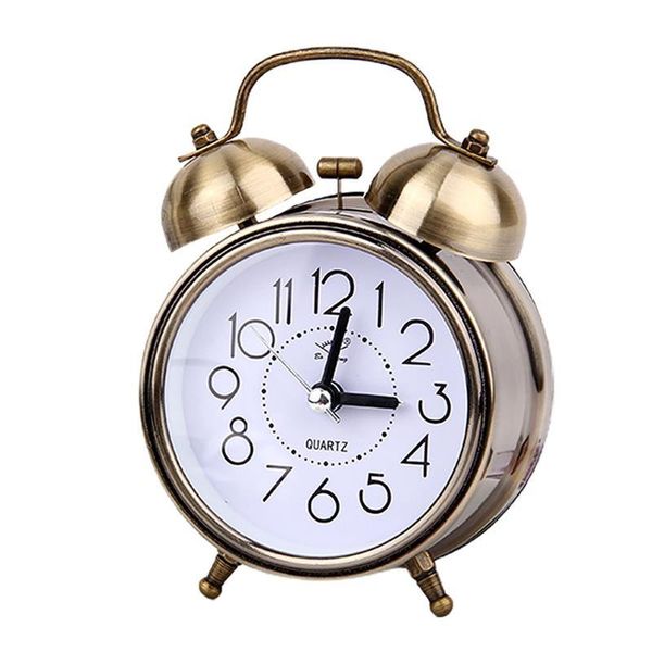 other clocks & accessories retro alarm clock silent pointer dual bell night light bedroom decor vintage antique portable table for home
other clocks & accessories retro alarm clock silent pointer dual bell night light bedroom decor vintage antique portable table for home