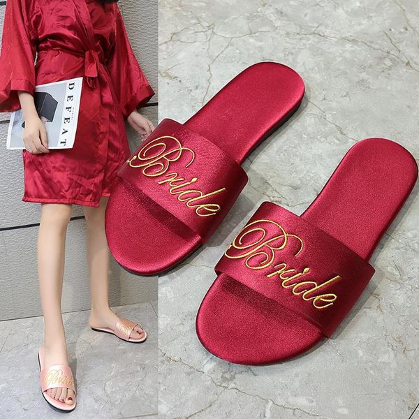 slippers bjyl flat for women marry bride sandals embroidered silk fashion shoes red zapatos de mujer bridesmaid woman, Black
slippers bjyl flat for women marry bride sandals embroidered silk fashion shoes red zapatos de mujer bridesmaid woman, Black