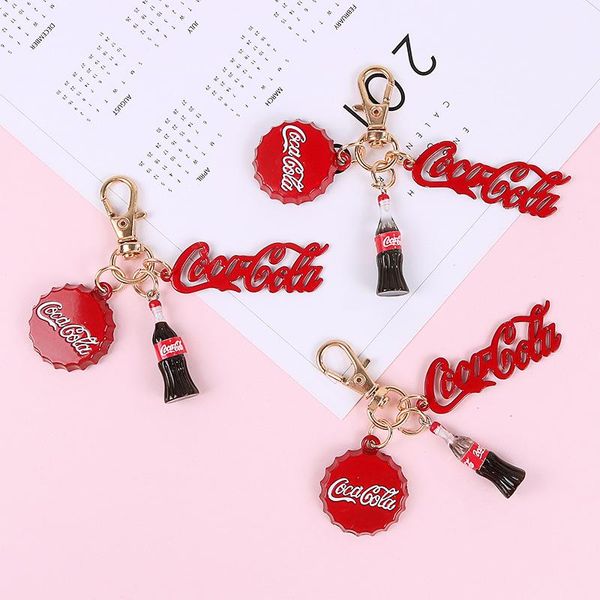 keychains fashion coke bottle keychain cool and refreshing cola cover car key chain for student lovers holiday gifts jewelry wholesale, Silver
keychains fashion coke bottle keychain cool and refreshing cola cover car key chain for student lovers holiday gifts jewelry wholesale, Silver