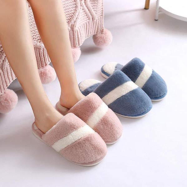 slippers fashion couples indoor women warm plush home slipper winter anti-slip soft flat shoes casual striped cotton, Black
slippers fashion couples indoor women warm plush home slipper winter anti-slip soft flat shoes casual striped cotton, Black