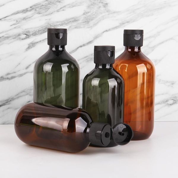 storage bottles & jars 300/500ml flip bottle brown shower gel refillable large capacity pure dew shampoo no spill durable
storage bottles & jars 300/500ml flip bottle brown shower gel refillable large capacity pure dew shampoo no spill durable