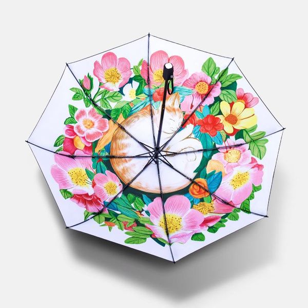 umbrellas colorful art illustration cartoon cat in flower sun rain for women 3 folding thickening 8 rib sunshade umbrella
umbrellas colorful art illustration cartoon cat in flower sun rain for women 3 folding thickening 8 rib sunshade umbrella