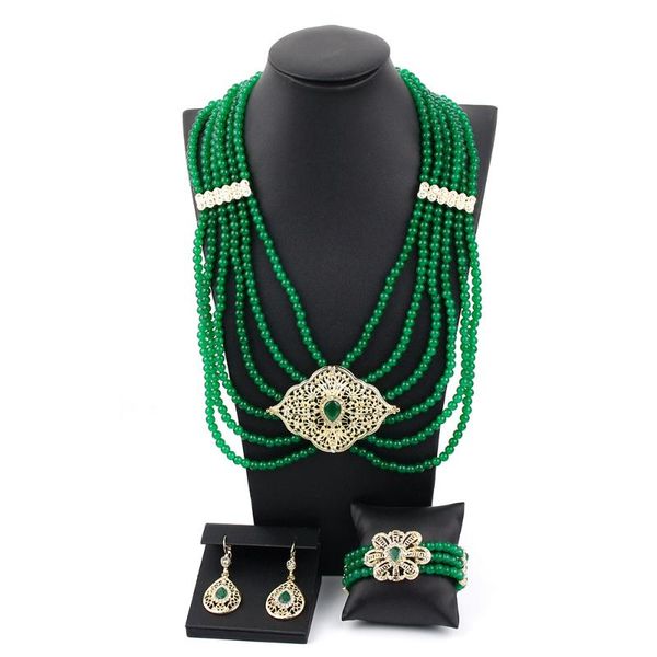 earrings & necklace sunspicems algeria morocco bridal wedding jewelry sets bead pearl long bracelet earring gold color caftan bijoux 2021, Silver
earrings & necklace sunspicems algeria morocco bridal wedding jewelry sets bead pearl long bracelet earring gold color caftan bijoux 2021, Silver