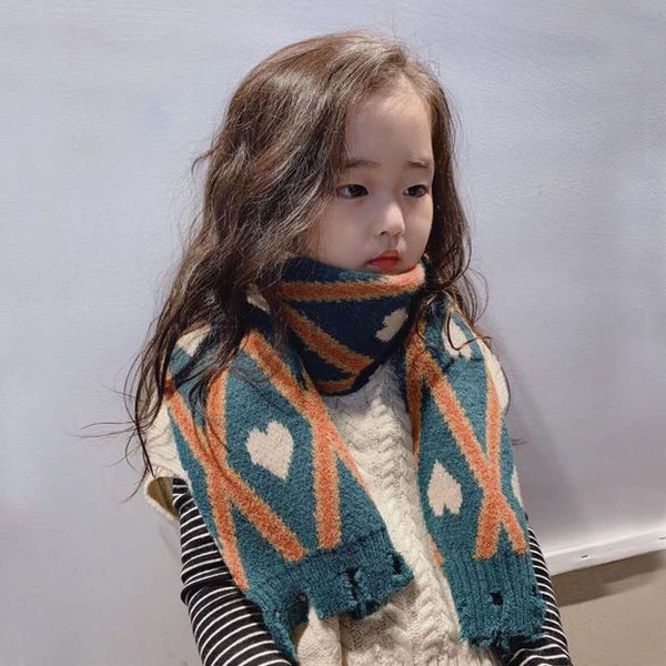 korean version ins love printing children's knitting scarf winter baby outdoor hole warm wool neck, Blue;black
korean version ins love printing children's knitting scarf winter baby outdoor hole warm wool neck, Blue;black