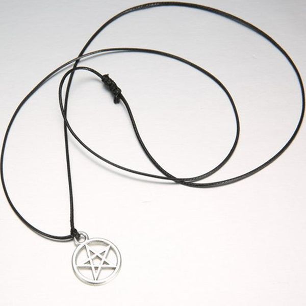 pendant necklaces trendy women men choker necklace vintage pentagram star wicca gothic satan fashion jewelry accessories christmas gift, Silver
pendant necklaces trendy women men choker necklace vintage pentagram star wicca gothic satan fashion jewelry accessories christmas gift, Silver