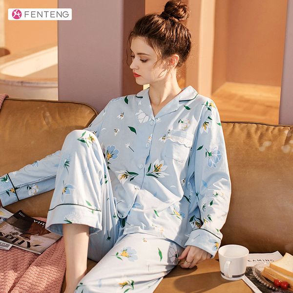 fenteng autumn pajamas for women fashion floral printed pajamas women's home clothes pajamas women set j98033005 210305, Black;red
fenteng autumn pajamas for women fashion floral printed pajamas women's home clothes pajamas women set j98033005 210305, Black;red