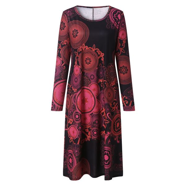 2021 new vintage printed party dresses women elegant long sleeve pockets casual patchwork o-neck loose dress vestidos, Black;gray
2021 new vintage printed party dresses women elegant long sleeve pockets casual patchwork o-neck loose dress vestidos, Black;gray