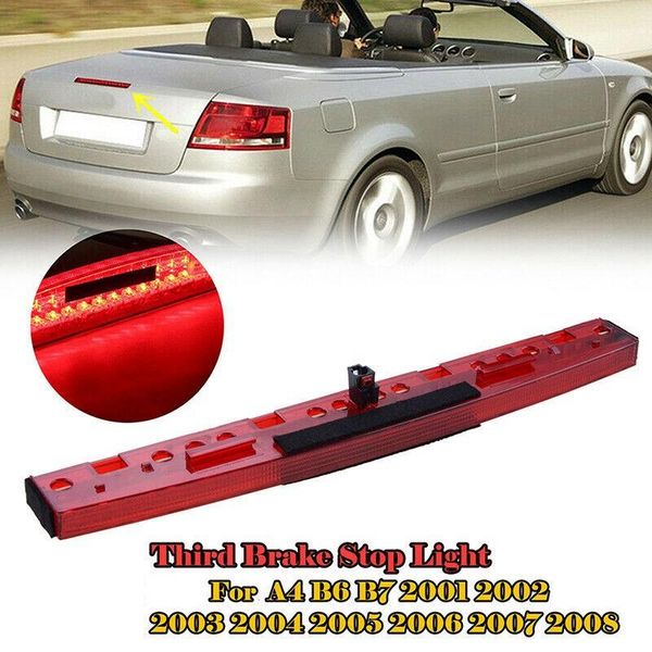 car headlights red lens full led rear high lever third 3rd brake slight lamp for - a4 s4 4 b6 b7 sedan 2002-2008 8e9945097c
car headlights red lens full led rear high lever third 3rd brake slight lamp for - a4 s4 4 b6 b7 sedan 2002-2008 8e9945097c