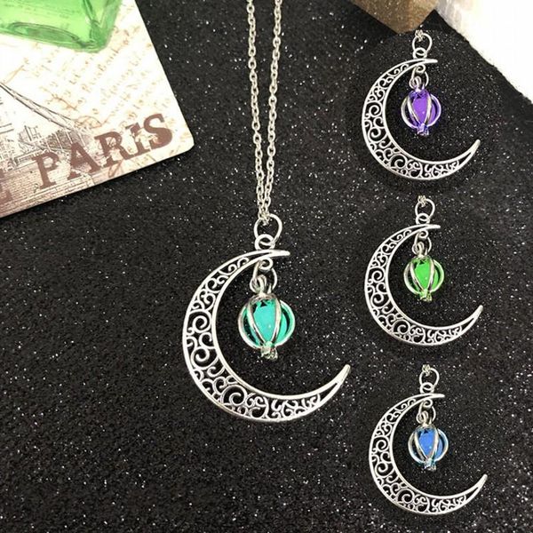pendant necklaces trendy luminous moon pendants glowing in dark link chain women jewelry gifts girls accessories, Silver
pendant necklaces trendy luminous moon pendants glowing in dark link chain women jewelry gifts girls accessories, Silver