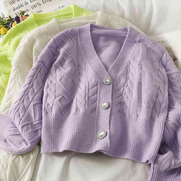 korean style taro purple linen pattern loose soft warm sweater women winter and autumn long-sleeved cashmere sweater jacket, White;black
korean style taro purple linen pattern loose soft warm sweater women winter and autumn long-sleeved cashmere sweater jacket, White;black