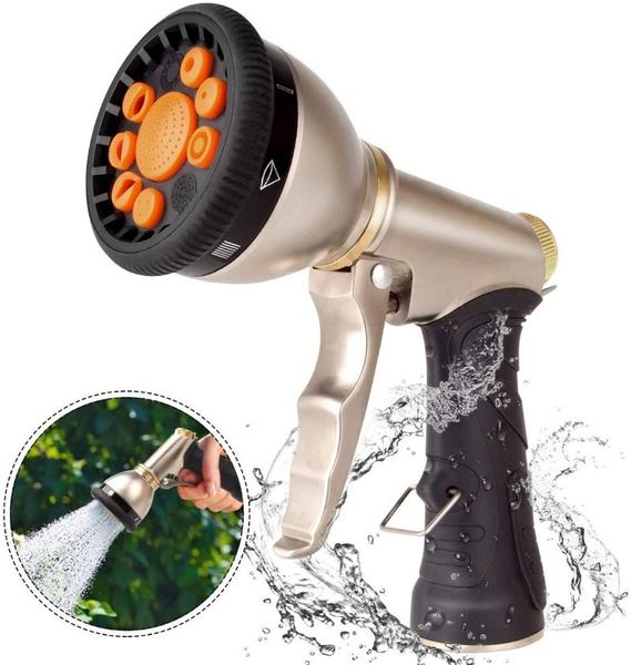 watering equipments garden water guns hose nozzle heavy duty metal spray 9 adjustable patterns high pressure sprayer car pets 
watering equipments garden water guns hose nozzle heavy duty metal spray 9 adjustable patterns high pressure sprayer car pets