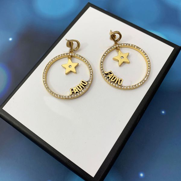 2022 fashion charm earrings with stamp letter for women party wedding lovers gift jewelry engagement bride, Golden
2022 fashion charm earrings with stamp letter for women party wedding lovers gift jewelry engagement bride, Golden
