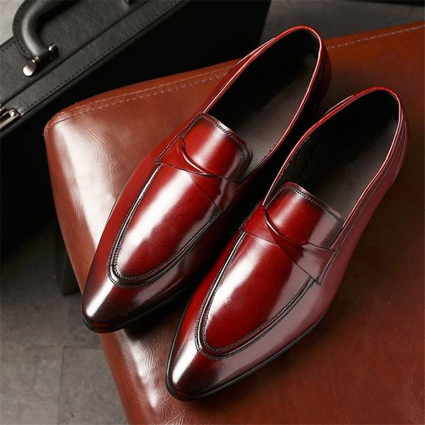 dress shoes men brand italian fashion mens genuine leather black burgundy wedding male 2021 phenkang
dress shoes men brand italian fashion mens genuine leather black burgundy wedding male 2021 phenkang
