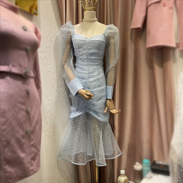 french paris fashion early spring new fishtail skirt glitter puff sleeve dress womens graceful tube long skirt, Black;gray
french paris fashion early spring new fishtail skirt glitter puff sleeve dress womens graceful tube long skirt, Black;gray