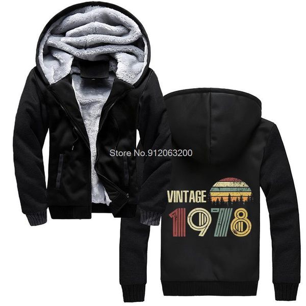 men's hoodies & sweatshirts 1978 vintage happy 43nd birthday gift hoodie men winter thicken hooded sweatshirt streetwear, Black
men's hoodies & sweatshirts 1978 vintage happy 43nd birthday gift hoodie men winter thicken hooded sweatshirt streetwear, Black