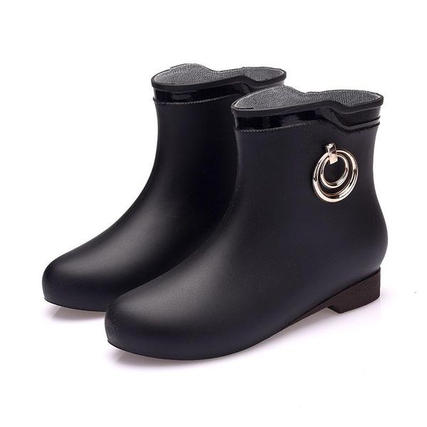 boots short-tube women rain non-slip water ladies casual raining fashion rubber women's waterproof, Black
boots short-tube women rain non-slip water ladies casual raining fashion rubber women's waterproof, Black
