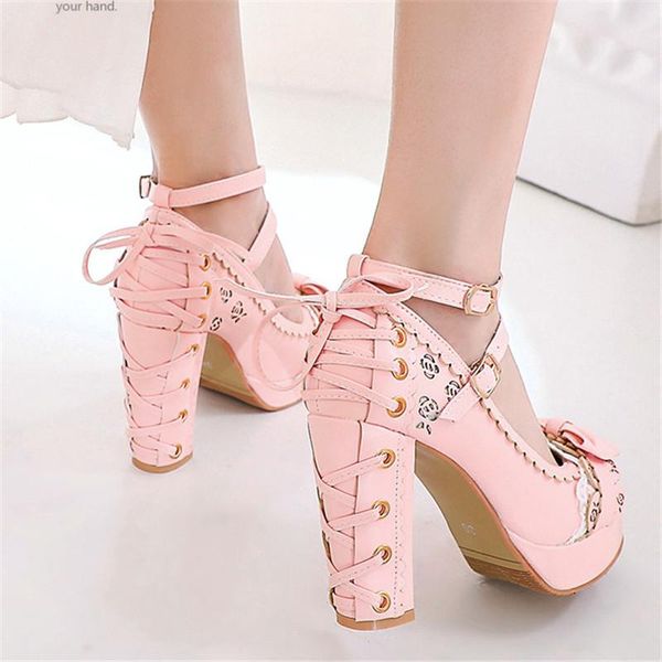 dress shoes large size women high heels butterfly knot ankle strap autumn spring woman pump, Black
dress shoes large size women high heels butterfly knot ankle strap autumn spring woman pump, Black