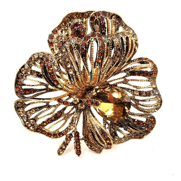 pins, brooches fantastic antique open work filigree champagne rhinestone floral broaches pins statement jewelry for girlfriend wife mother h, Gray
pins, brooches fantastic antique open work filigree champagne rhinestone floral broaches pins statement jewelry for girlfriend wife mother h, Gray