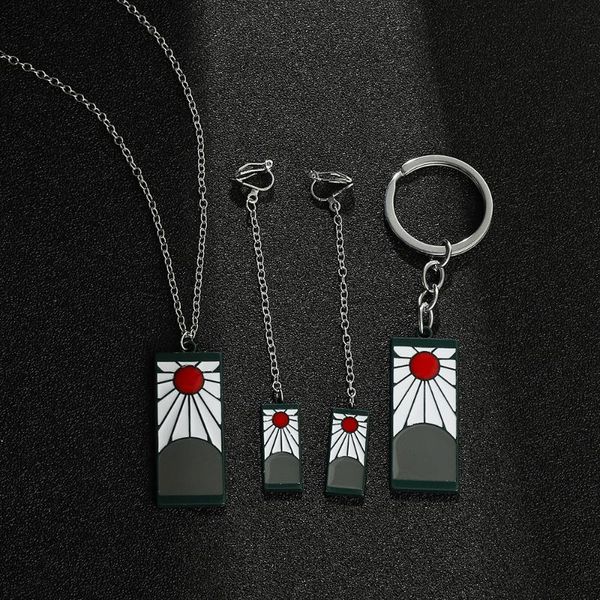 keychains -selling demon slayer pendant set kamado tanjirou necklace boy anime earrings cosplay jewelry car key decoration, Silver
keychains -selling demon slayer pendant set kamado tanjirou necklace boy anime earrings cosplay jewelry car key decoration, Silver