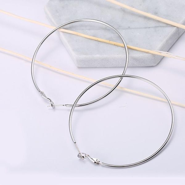 dangle & chandelier 30mm 40mm 50mm 60mm korea elegant big smooth circle hoop earrings brincos simple party round loop for women jewelry, Silver
dangle & chandelier 30mm 40mm 50mm 60mm korea elegant big smooth circle hoop earrings brincos simple party round loop for women jewelry, Silver