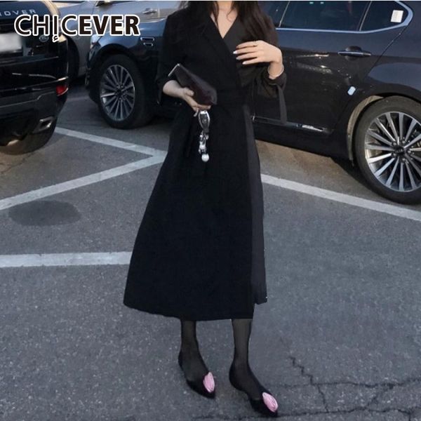 casual dresses chicever vintage black dress women lapel collar long sleeve high waist sashes oversize loose midi female 2021 clothes, Black;gray
casual dresses chicever vintage black dress women lapel collar long sleeve high waist sashes oversize loose midi female 2021 clothes, Black;gray