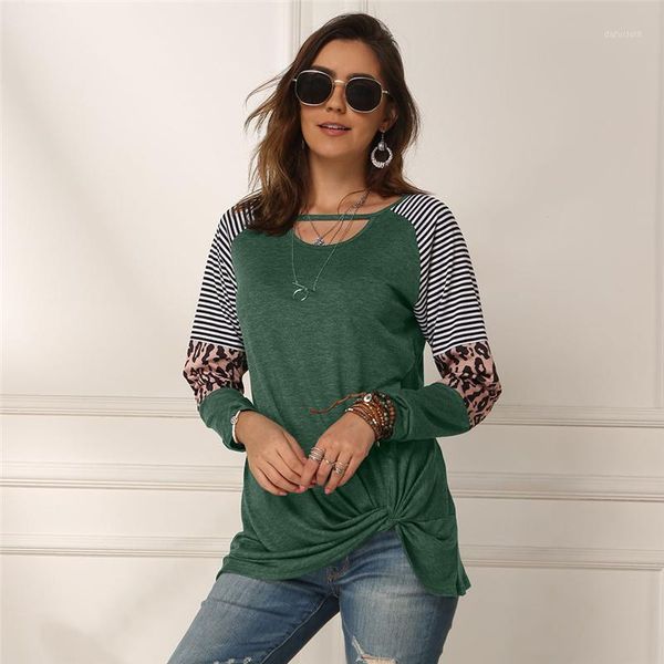 striped leopard patch long sleeve t-shirt femme plus size tee shirt casual basic clothes trendy autumn women women's, White
striped leopard patch long sleeve t-shirt femme plus size tee shirt casual basic clothes trendy autumn women women's, White