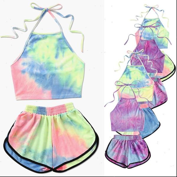 crop femme bodycon sleeveless tie dye halter and shorts clothes swimwear 2 piece set women summer fashion swimsuits, Gray
crop femme bodycon sleeveless tie dye halter and shorts clothes swimwear 2 piece set women summer fashion swimsuits, Gray