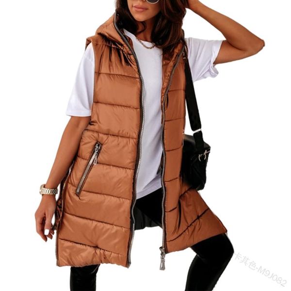 women's vests winter vest women hooded sleeveless jacket streetwear fashion loose zipper pockets waistcoat, Black;white
women's vests winter vest women hooded sleeveless jacket streetwear fashion loose zipper pockets waistcoat, Black;white
