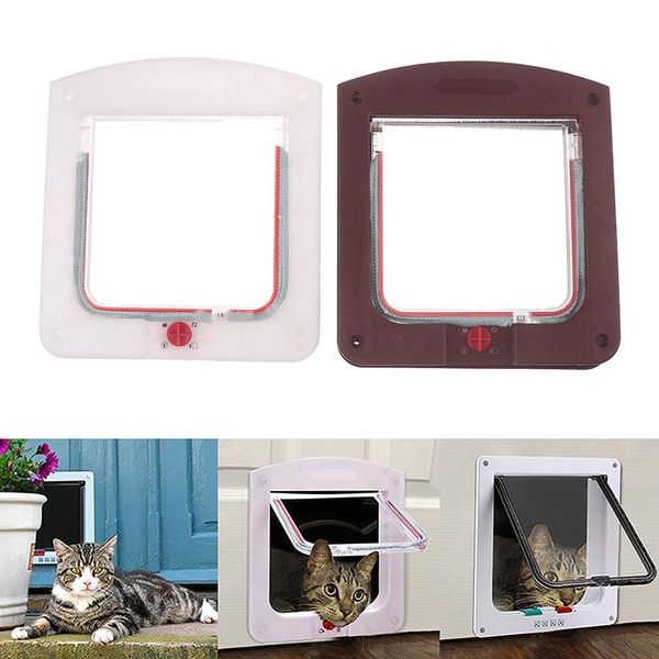 lockable dog cat kitten door security flap door plastic animal small pet cat dog gate pet supplies
lockable dog cat kitten door security flap door plastic animal small pet cat dog gate pet supplies