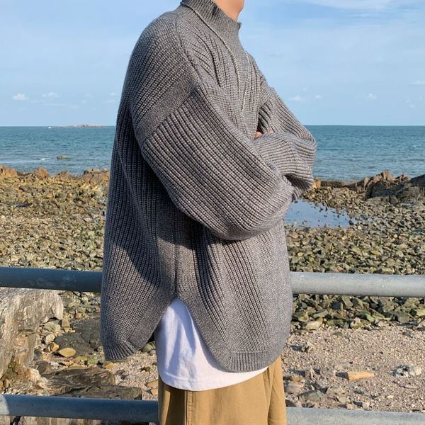 2021 new winter sweater men's warm fashion retro casual knitted pullover men wild clothes mens knitting sweaters -xl fz4w, White;black
2021 new winter sweater men's warm fashion retro casual knitted pullover men wild clothes mens knitting sweaters -xl fz4w, White;black