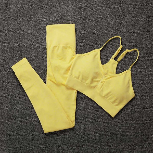 solid tracksuit set women high stretchy seamless two piece sets women gym sports bra and leggings outfits for women 201008, White
solid tracksuit set women high stretchy seamless two piece sets women gym sports bra and leggings outfits for women 201008, White