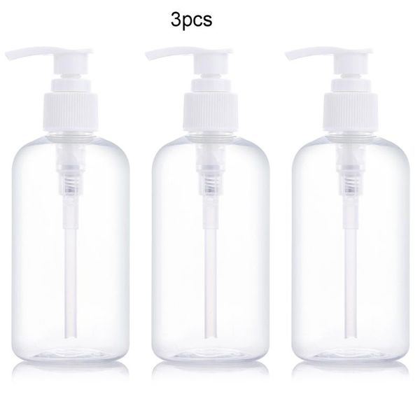 3pcs 250ml empty bottles portable clear press pump empty bottle refillable shampoo shower gel cosmetic lotion container jars
3pcs 250ml empty bottles portable clear press pump empty bottle refillable shampoo shower gel cosmetic lotion container jars