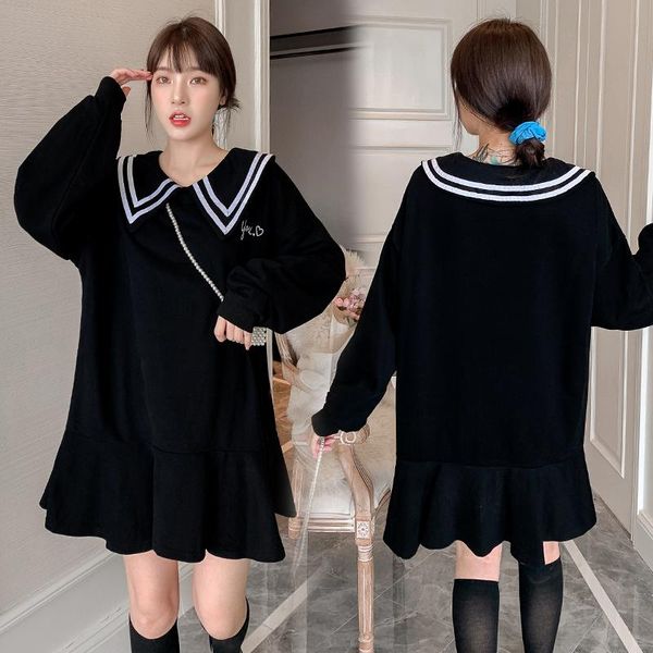 maternity dresses 281# clothes spring autumn long sleeve easy matching loose slimming dress for pregnant women mom, White
maternity dresses 281# clothes spring autumn long sleeve easy matching loose slimming dress for pregnant women mom, White